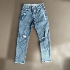 ラブトキシック　ダメージデニム　140