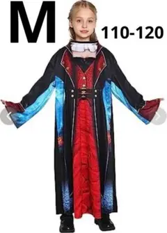 ハロウィン 子供 キッズ 仮装 コスプレ 魔女 吸血鬼 女子 コスチューム　M