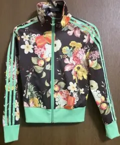 adidas フローラルプリント ジャージ M