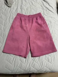 ユニクロCスウェットショートパンツピンク染め