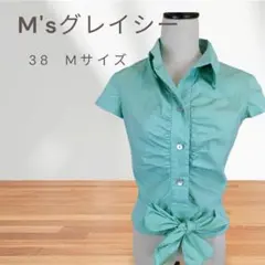 エムズグレイシー フレンチスリーブ ブラウス リボン 38のサムネイル