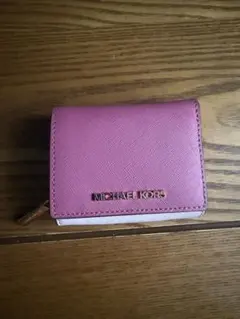 MICHAEL KORS ピンク 三つ折り財布