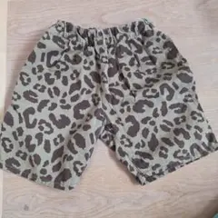 BREEZE ヒョウ柄 ハーフパンツ 120