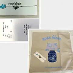 rose bleue クッションカバー