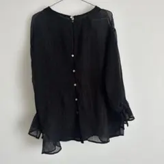 mystic ブラックシアーシャツ　リバーシブルのサムネイル