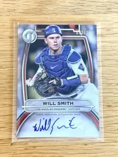 MLB LAドジャース ウィルスミス auto 32/199 直筆サインカード