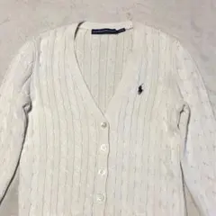 【匿名配送】ラルフローレンスポーツ ケーブルニット カーディガン Mサイズ