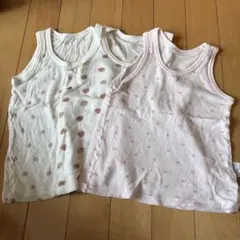 ドット柄タンクトップ 2枚セット 95cm以下