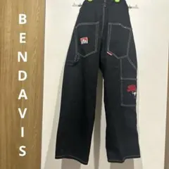 【美品】ベンデイビス ペインターパンツ ブラック Mサイズ グラフィティ刺繍 黒のサムネイル