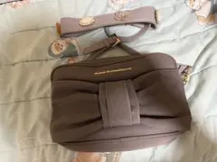 JILL STUART リボン付きグレーショルダーバッグのサムネイル