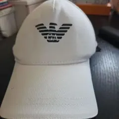 GA ストライプロゴ キャップ ホワイト