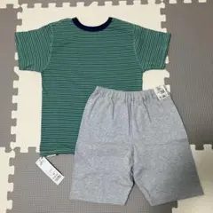 キッズ パジャマ 半袖 ボーダー 130cm ルームウェアのサムネイル