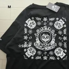 ディズニー ピクサー リメンバーミー 刺繍 チャコール 半袖tシャツ Mのサムネイル