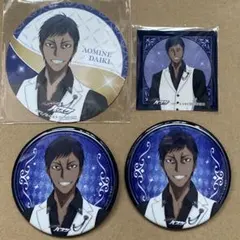 黒子のバスケ 黒バス GIGOカフェ 缶バッジ 特典 青峰大輝 ステッカー