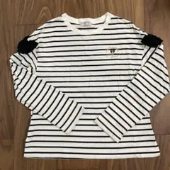 mezzopiano junior ストライプ 長袖カットソー M 150
