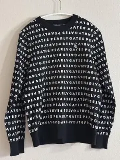 【美品】PEARLY GATES ロゴニット