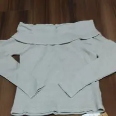OZOC　オフタートル　オフショルダー　Tシャツ　ボーダーのサムネイル
