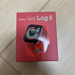 Log 8 スマートウォッチ 赤