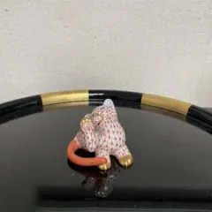 HEREND ヘレンド ウサギ フィギュリン 置物 ピンク うさぎ - メルカリ