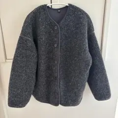 ユニクロ　ボアフリースリラックスカーディガン