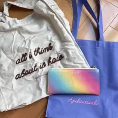 ☆aya kawasaki レザー三つ折財布☆ ライトパープル 完売 - メルカリ