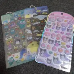 サンリオ クリアキャンディシール コットンパフィー