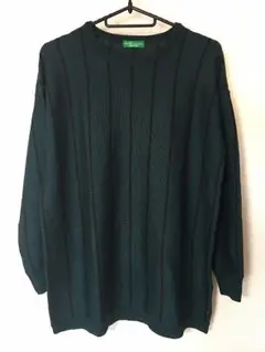earth music & ecology ニット 長袖 グリーン F 5-33