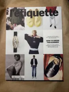 l'etiquette magazine MEN N°16 英語版