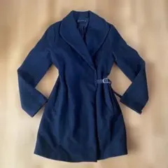 ZARA WOMAN　ロングコート　ブラック　ザラ　チェスターコート