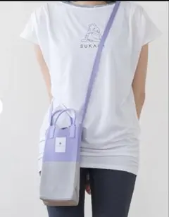 ラバ　スカラ　ショルダーボトルニットバッグ