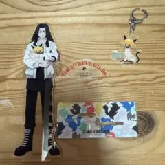 東京リベンジャーズ 黒ねこ意匠 アクリルスタンド キーホルダーセット