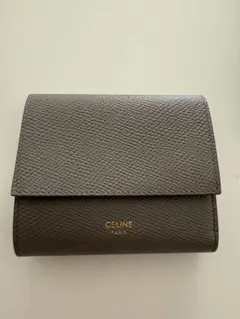 ✨未使用に近い✨　CELINE ミニ財布　スモールトリフォールド　折り財布 CELINE スモール トリフォールドウォレット 16 【すぐ届く