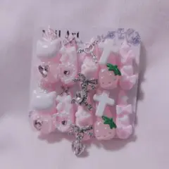 ❤︎現品❤︎量産型ゴテゴテピンクいちご地雷
