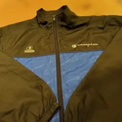 Champion ウィンドブレーカー サイズ140 黒/青