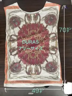 DURAS ノースリーブ チェーン柄 フリーサイズのサムネイル