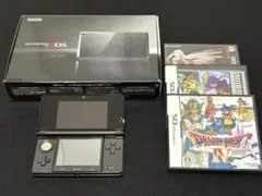 ニンテンドー3DS コスモブラック本体とソフト３本【全て動作確認済み】
