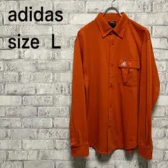 【adidas】アディダス 長袖シャツ Lサイズ お洒落 カッコイイ