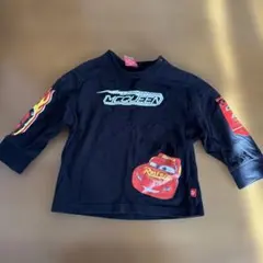 ベビードール　カーズ　マックィーン　ロンT　長袖　90cm　黒　春　保育園着