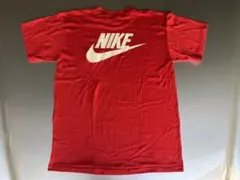 80s〜90s 希少 デッドストック ナイキ フロント無地バックプリントTシャツ