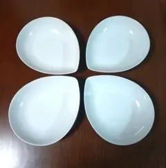 しずく型皿　深皿　4枚