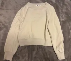 UNIQLO U ベージュ クルーネック トレーナー L