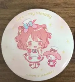 カラフルピーチ　のあ　サンリオ　デフォ　缶バッジ