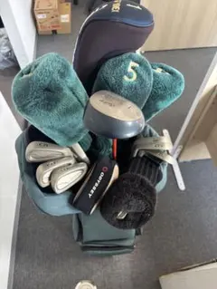 【格安/初心者用フルセット】ゴルフクラブセット 17本 キャディバッグ付き