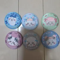 ちいかわ 刺繍缶バッジ Biscuit2 6種セット ハチワレ　モモンガ　ラッコ