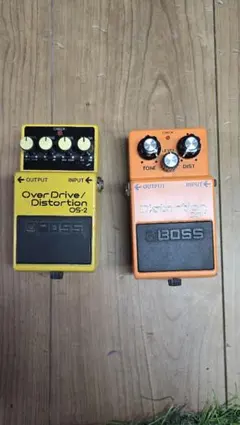 BOSS OS-2 & DS-1 エフェクター 2点まとめセット（ジャンク品）のサムネイル