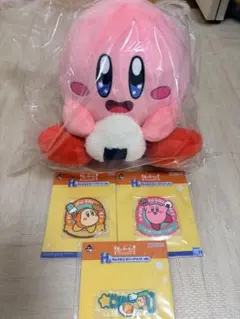 【新品未開封】一番くじ カービィ ぬいぐるみ・コースター・ラバータイ