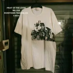 US古着 RIVERTOWN TRADING CO./90s 機関車 Tシャツ