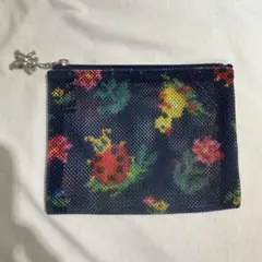 フェイラー　ハイジ　メッシュポーチ　　Sサイズ　ネイビー