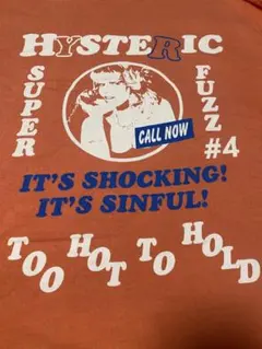 HYSTERICGLAMOUR　ロンT　XL　長袖　オレンジ　レアデザイン　希少