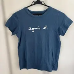 agnis b. ネイビー 青Tシャツ サイズ1